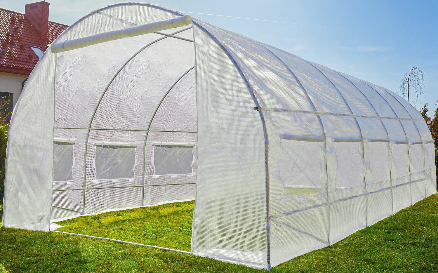 Kasvihuone Funfit Garden, 18 m2, 600x300x200 cm hinta ja tiedot | Kasvihuoneet | hobbyhall.fi