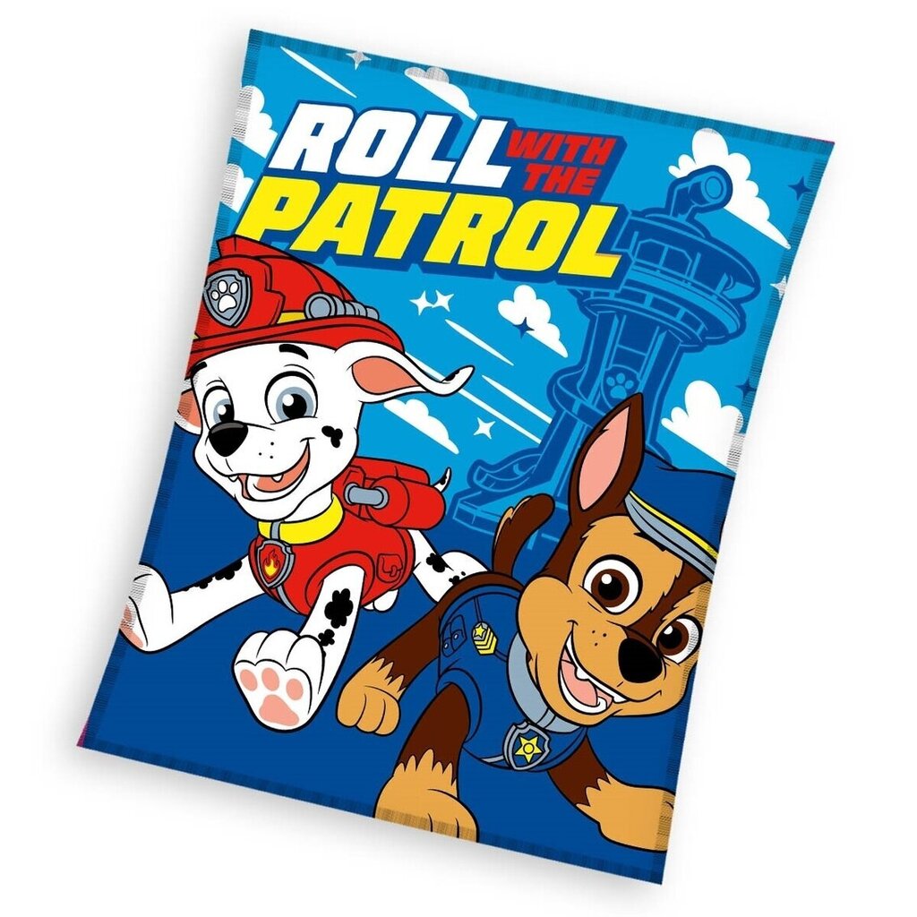 Lasten peitto Paw Patrol, 130x170 cm hinta ja tiedot | Päiväpeitot ja huovat | hobbyhall.fi