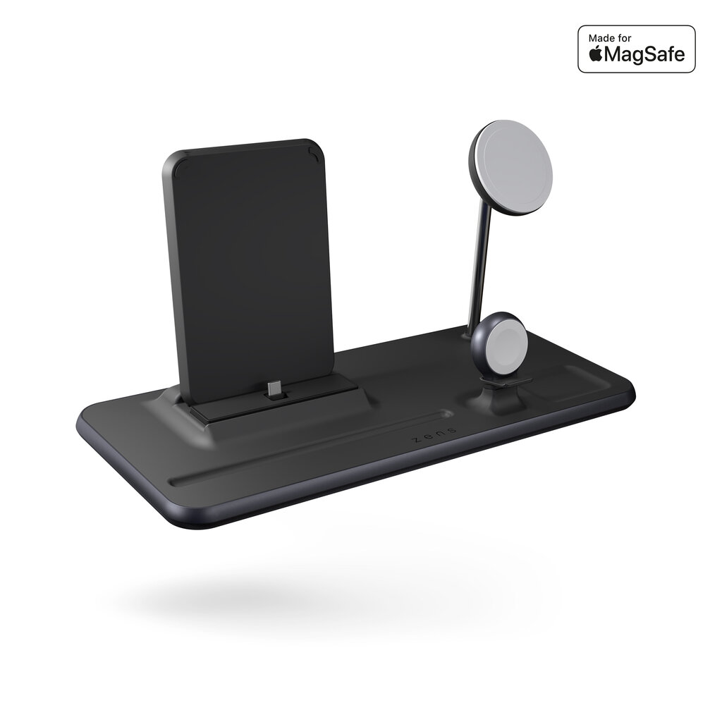 Zens 4-in-1 iPad + MagSafe Wireless Charger ZEDC21B/00 hinta ja tiedot | Puhelimen laturit | hobbyhall.fi