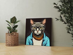 Kissa aurinkolaseilla 1 hinta ja tiedot | Taulut | hobbyhall.fi