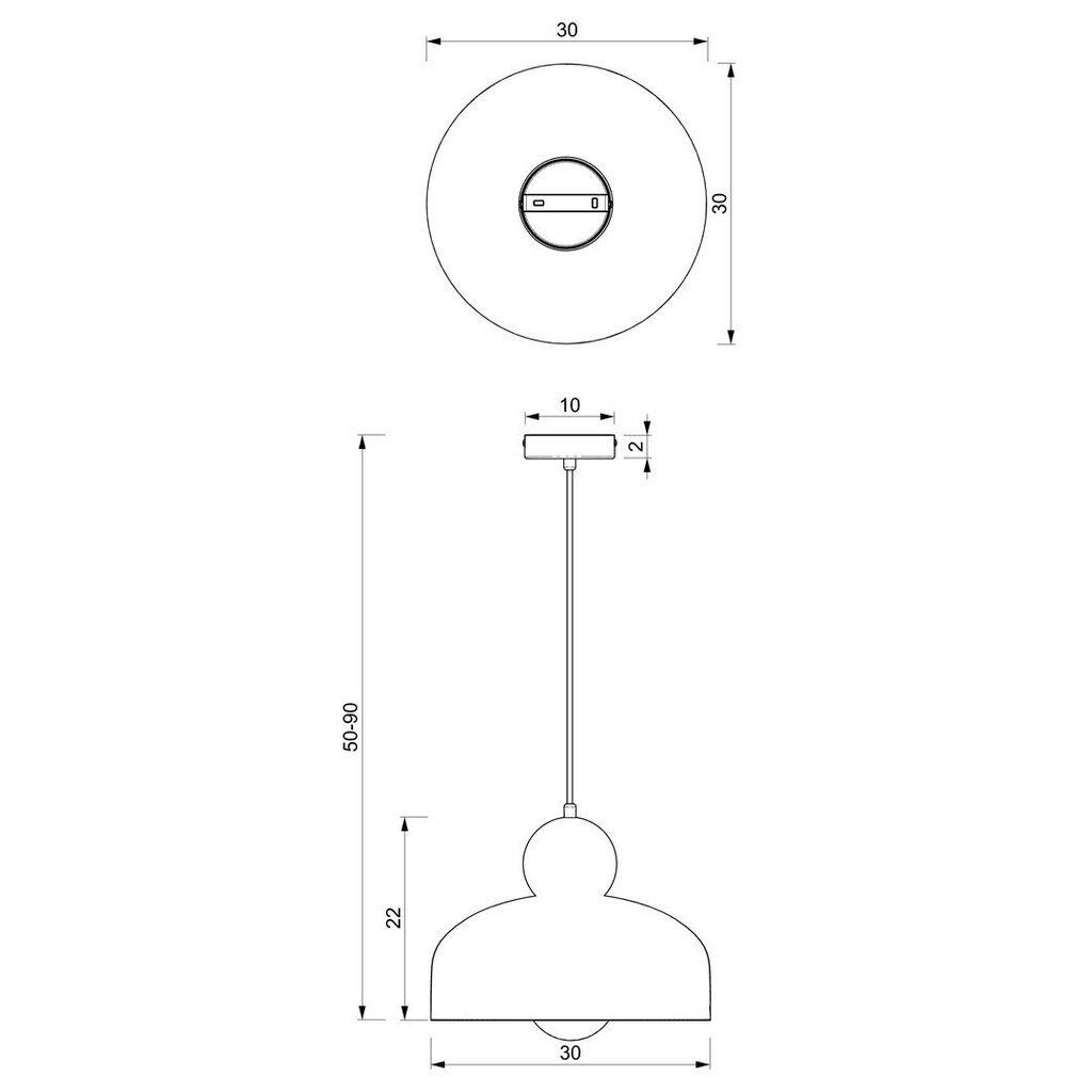 Ripustusvalaisin 1xe27 hinta ja tiedot | Riippuvalaisimet | hobbyhall.fi