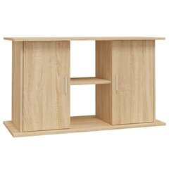 vidaXL Akvaarioteline Sonoma-tammi 101x41x58 cm tekninen puu hinta ja tiedot | Akvaariotarvikkeet | hobbyhall.fi