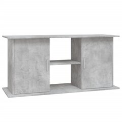 vidaXL Akvaarioteline betoninharmaa 121x41x58 cm tekninen puu hinta ja tiedot | Akvaariotarvikkeet | hobbyhall.fi