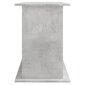 vidaXL Akvaarioteline betoninharmaa 121x41x58 cm tekninen puu hinta ja tiedot | Akvaariotarvikkeet | hobbyhall.fi