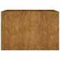 vidaXL Korotettu kukkalaatikko 120x80x80 cm Corten teräs hinta ja tiedot | Kukkalaatikot | hobbyhall.fi