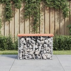 vidaXL Puutarhapenkki kivikori tyyli 63x31,5x42 cm täysi douglaskuusi hinta ja tiedot | Puutarhapenkit | hobbyhall.fi