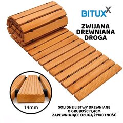 Puinen puutarhapolku, 250cm x 43cm - Bituxx hinta ja tiedot | Puutarhakoristeet | hobbyhall.fi