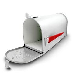 Amerikkalaistyylinen postilaatikko, valkoinen hinta ja tiedot | Postilaatikot ja talonumerot | hobbyhall.fi