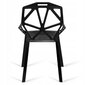 Tuolit - Vector, musta, 4 kpl hinta ja tiedot | Ruokapöydän tuolit | hobbyhall.fi