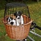 Trixie -laukku eläinten polkupyörällä kuljettamiseen, musta / ruskea väri hinta ja tiedot | Kuljetushäkit ja kuljetuslaatikot | hobbyhall.fi