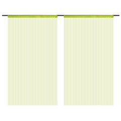 vidaXL String-verhot 2 kpl 100x250 cm Vihreä hinta ja tiedot | Verhot | hobbyhall.fi