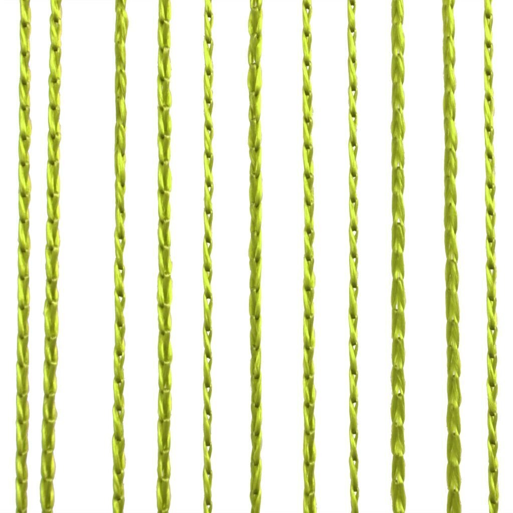 vidaXL String-verhot 2 kpl 100x250 cm Vihreä hinta ja tiedot | Verhot | hobbyhall.fi