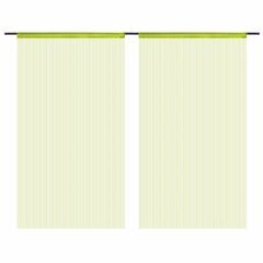 vidaXL String-verhot 2 kpl 140x250 cm Vihreä hinta ja tiedot | Verhot | hobbyhall.fi