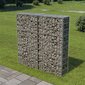 vidaXL Gabion-kivikori kansilla galvanoitu teräs 100x20x100 cm hinta ja tiedot | Aidat ja tarvikkeet | hobbyhall.fi