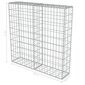 vidaXL Gabion-kivikori kansilla galvanoitu teräs 100x20x100 cm hinta ja tiedot | Aidat ja tarvikkeet | hobbyhall.fi