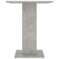 vidaXL Bistropöytä betoninharmaa 60x60x75 cm lastulevy hinta ja tiedot | Ruokapöydät | hobbyhall.fi