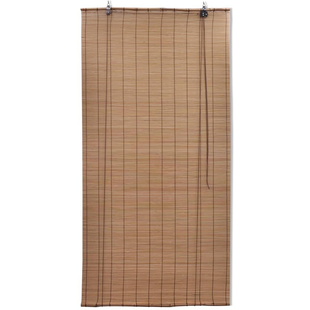 vidaXL Rullaverho bambu 80x220 cm ruskea hinta ja tiedot | Rullaverhot | hobbyhall.fi