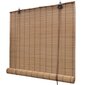 vidaXL Rullaverho bambu 80x220 cm ruskea hinta ja tiedot | Rullaverhot | hobbyhall.fi