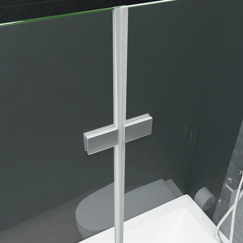 vidaXL Taittuva suihkukaappi 2 paneelia ESG 120x140 cm hinta ja tiedot | Suihkukaapit ja suihkunurkat | hobbyhall.fi