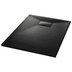 vidaXL Suihkualusta 100x70 cm SMC musta hinta ja tiedot | Suihkualtaat | hobbyhall.fi