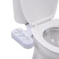 vidaXL Bidee WC-istuimen lisälaite kuuma ja kylmä vesi tuplasuuttimet hinta ja tiedot | Pesuistuimet | hobbyhall.fi