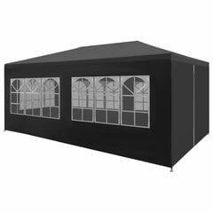 vidaXL Juhlateltta 3x6 m antrasiitti hinta ja tiedot | Puutarhapaviljongit | hobbyhall.fi