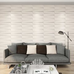 vidaXL Seinäpaneelit 24 kpl kolmiulotteinen 0,5x0,5 m 6 m² hinta ja tiedot | Seinälaatat | hobbyhall.fi