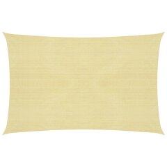 vidaXL Aurinkopurje 160 g/m² beige 3x4,5 m HDPE hinta ja tiedot | Aurinkovarjot ja markiisit | hobbyhall.fi