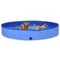 vidaXL Kokoontaitettava koiran uima-allas sininen 300x40 cm PVC hinta ja tiedot | Eläinten hoitotuotteet | hobbyhall.fi