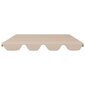 vidaXL Vaihtokatos puutarhakeinuun beige 150/130x105/70 cm hinta ja tiedot | Puutarhakeinut | hobbyhall.fi