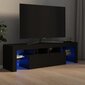 vidaXL TV-taso LED-valoilla musta 140x36,5x40 cm hinta ja tiedot | TV-tasot | hobbyhall.fi