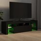 vidaXL TV-taso LED-valoilla musta 140x36,5x40 cm hinta ja tiedot | TV-tasot | hobbyhall.fi