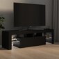 vidaXL TV-taso LED-valoilla musta 140x36,5x40 cm hinta ja tiedot | TV-tasot | hobbyhall.fi