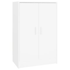 vidaXL Kenkäkaappi valkoinen 60x35x92 cm lastulevy hinta ja tiedot | Kenkäkaapit ja -hyllyt | hobbyhall.fi