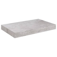 vidaXL Kelluva seinähylly betoninharmaa 23x23,5x3,8 cm MDF hinta ja tiedot | Hyllyt | hobbyhall.fi