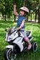 Lasten sähkömoottoripyörä, speed, valkoinen hinta ja tiedot | Lasten sähköautot | hobbyhall.fi