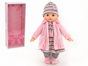 Nukke 40 cm, vaaleanpunaiset vaatteet hinta ja tiedot | Tyttöjen lelut | hobbyhall.fi
