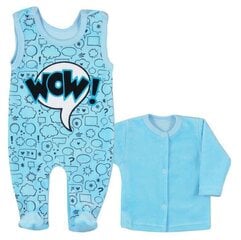 Jumpsuit setti, koko 68, sininen hinta ja tiedot | Poikien kokoasut ja setit | hobbyhall.fi