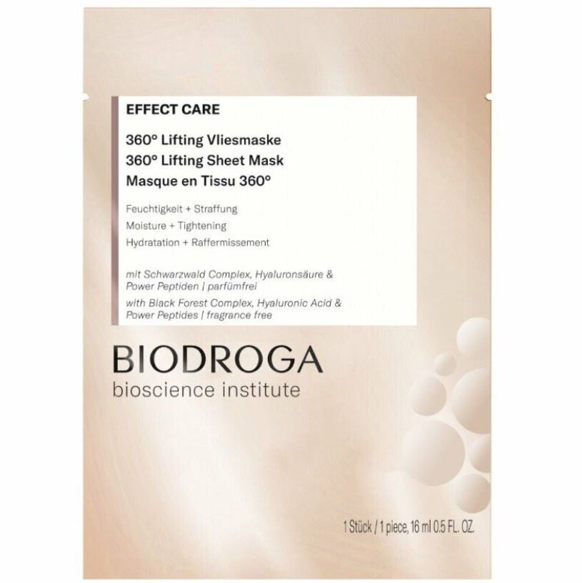 Naamio kohottavalla vaikutuksella, Biodroga Effect Care 360, 16 ml hinta ja tiedot | Kasvonaamiot ja silmänalusaamiot | hobbyhall.fi