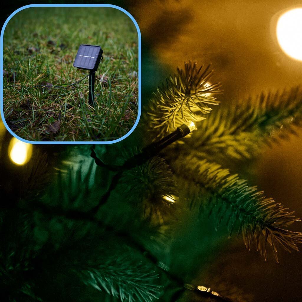 Led valojohto, lämmin valkoinen, 20 m hinta ja tiedot | Jouluvalot | hobbyhall.fi