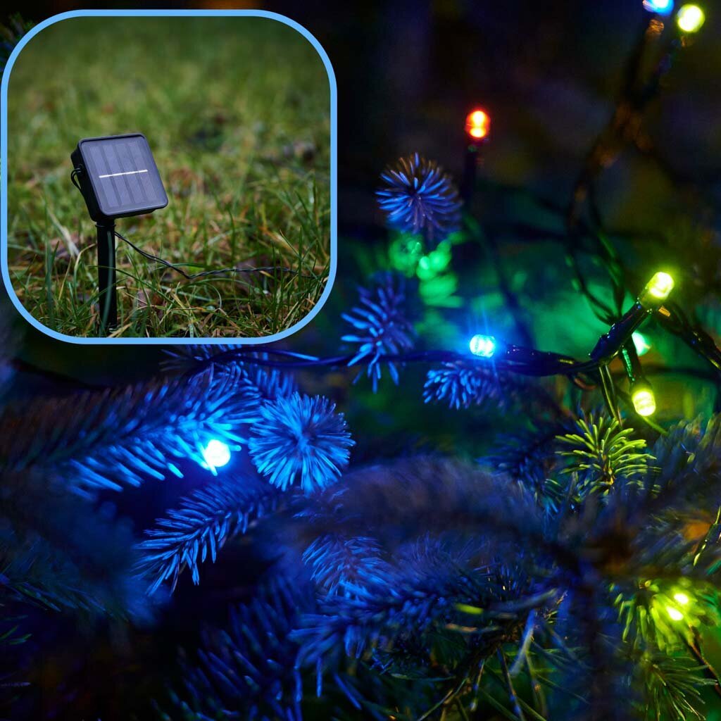 Led valojohto, monivärinen, 20 m hinta ja tiedot | Jouluvalot | hobbyhall.fi