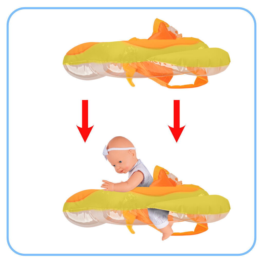 Puhallettava uimarengas lapsille, 6-18 kk, keltainen hinta ja tiedot | Puhallettavat vesilelut ja uima-asusteet | hobbyhall.fi