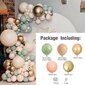 Avocado Green Retro Balloon Set (117 kpl) hinta ja tiedot | Ilmapallot | hobbyhall.fi