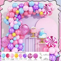 Candy Arch ilmapallosetti (96 kpl) hinta ja tiedot | Ilmapallot | hobbyhall.fi