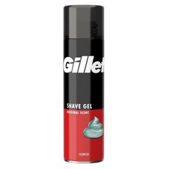 Gillette Shaving Gel Original, 200ml hinta ja tiedot | Parranajo ja karvanpoisto | hobbyhall.fi