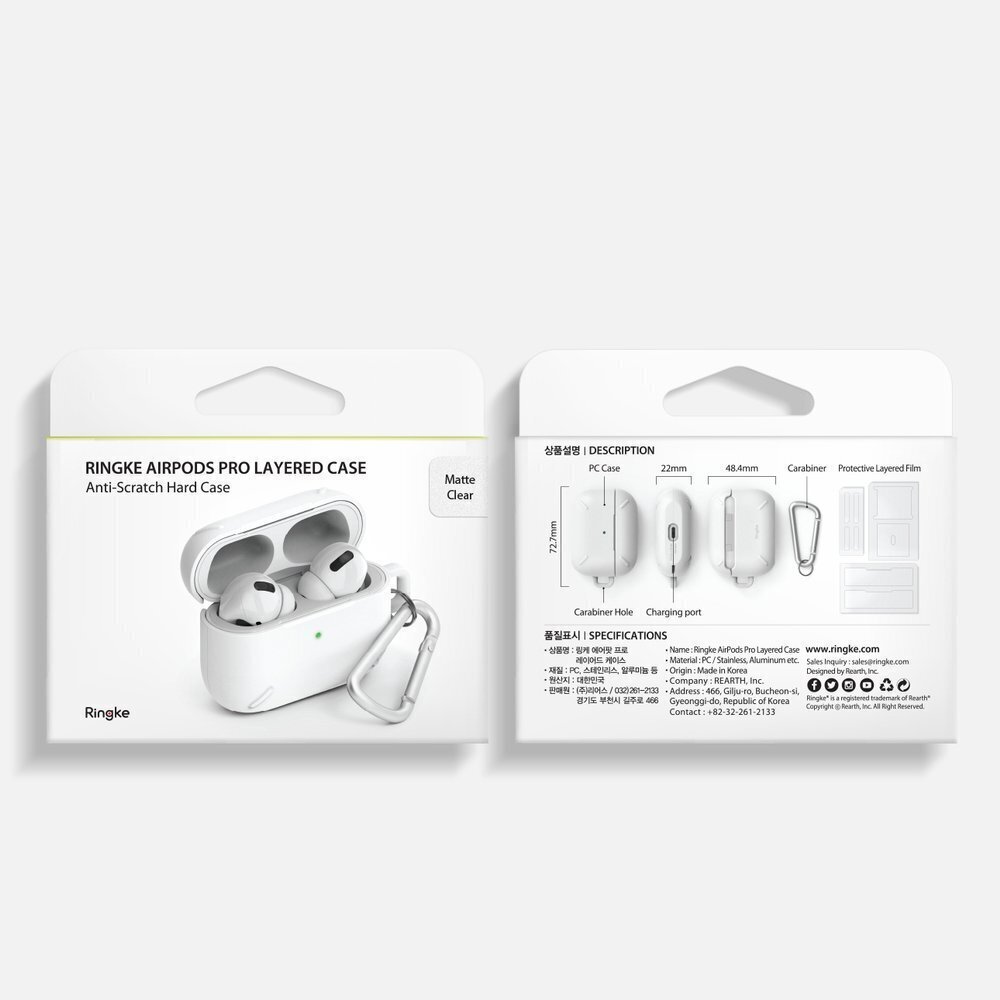 Kuulokekotelo Ringke AirPods Case for Airpods Pro (ACEC0013) hinta ja tiedot | Kuulokkeiden tarvikkeet | hobbyhall.fi