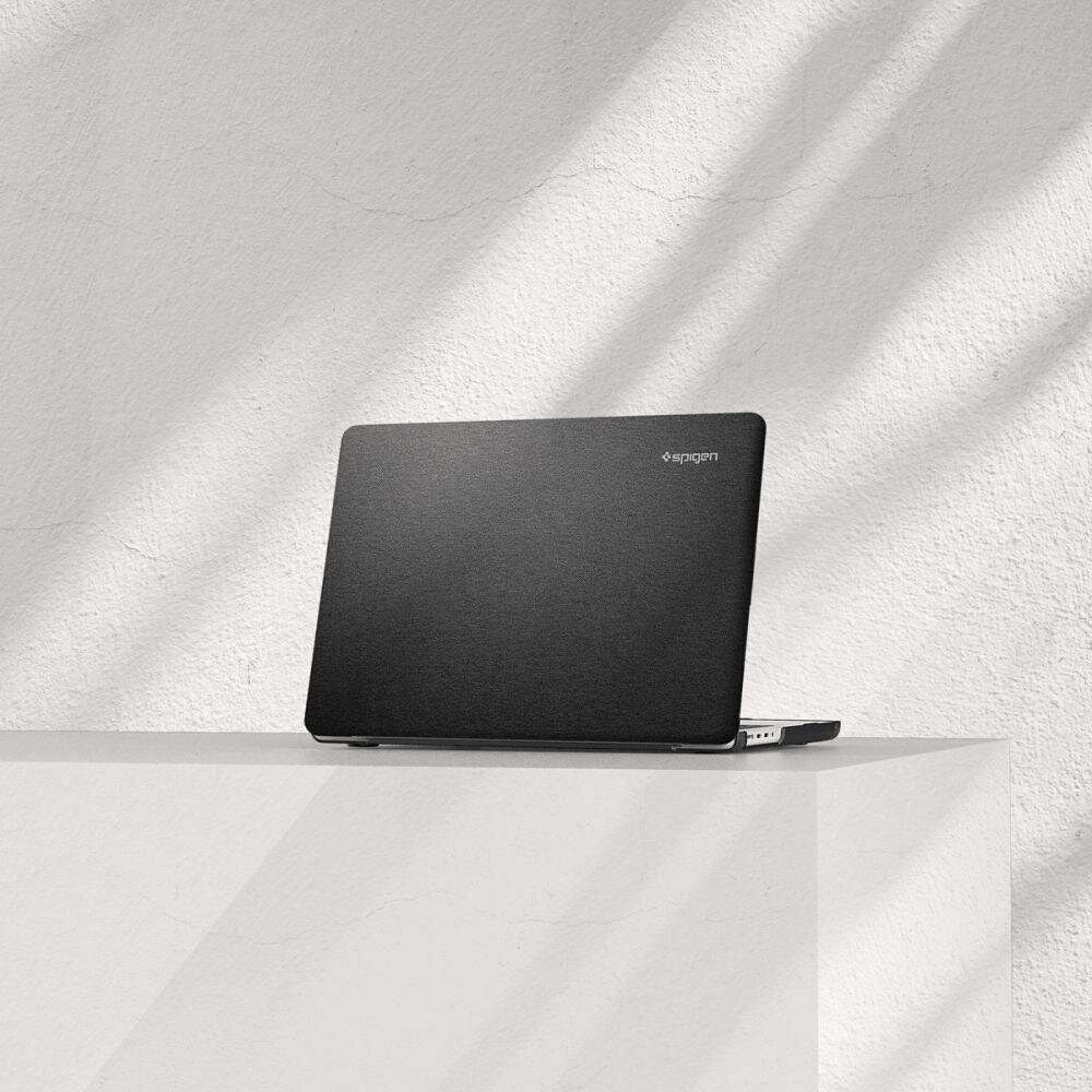 Spigen Urban Fit, Macbook Pro 14 2021-2022 musta hinta ja tiedot | Tietokonelaukut | hobbyhall.fi