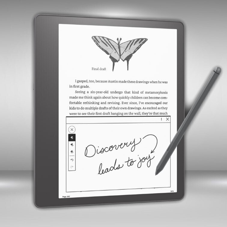 Amazon Kindle Scribe, harmaa hinta ja tiedot | E-kirjojen lukulaitteet | hobbyhall.fi