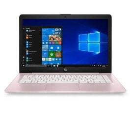 HP Stream 14-cf2000 14 HD TN Celeron N4120 4GB 64GB W11, Rose Pink Renew hinta ja tiedot | Kannettavat tietokoneet | hobbyhall.fi