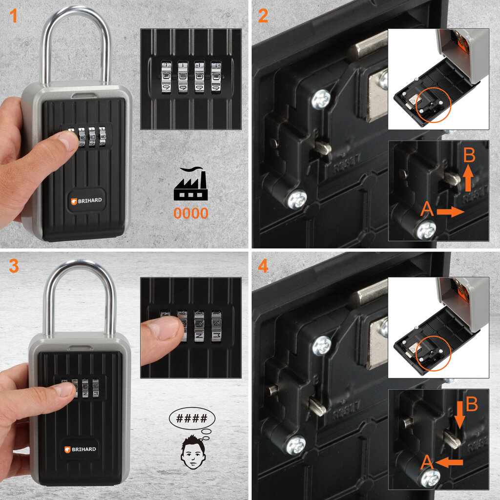 Avainlaatikko silmukalla Brihard Key Lock Box All Season hinta ja tiedot | Kassakaapit | hobbyhall.fi